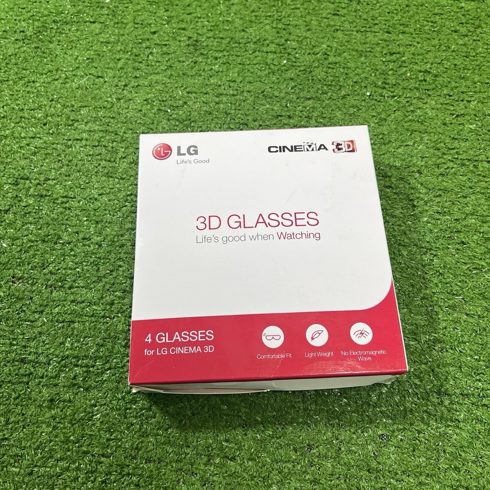 Set of 4 LG Cinema 3D Glasses AG-F310 LG 3D TV AG-F310 (X4) BUNDLE New Open Box